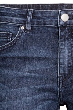 H&M Spodnie superstretch jeansowe Jeansy dziurami ze streczem damskie 40 L