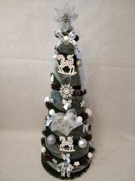 Курс рождественская елка со светодиодной украшением с лентой 170 см