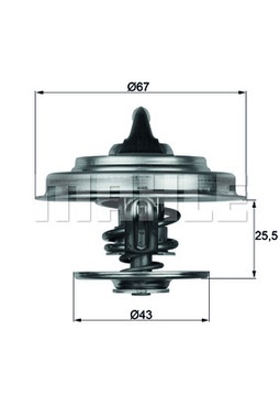MAHLE TERMOSTAT TX 18 79D
