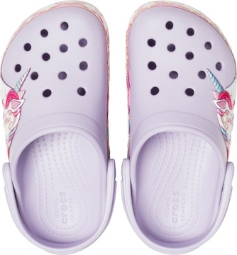 Crocs Crocband 206270 Сабо с ремешком Единорог J2 33-34