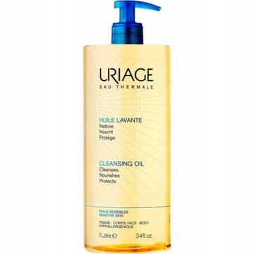 Uriage Huile Lavante 1000ml Olejek Myjący Nawilżający Do Kąpieli Prysznic