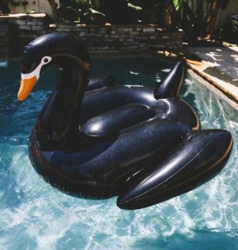 БОЛЬШОЙ НАДУВНОЙ МАТРАС ЛЕБЕДЬ понтон для плавания