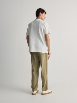 RESERVED wygodne spodnie męskie beżowe regular fit XL