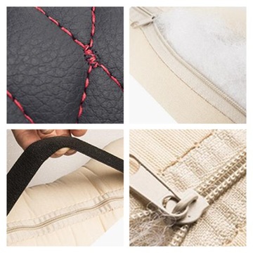 Автомобильная кожаная удобная подушка для шеи, подголовник