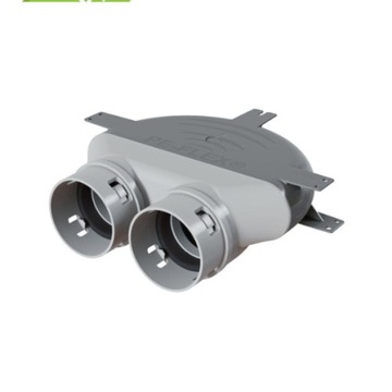 Skrzynka rozprężna 2x75/123mm sufitowa Pe-flex