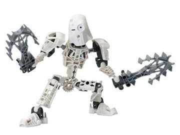 Klocki LEGO Bionicle 8606 Toa Metru Nuju używane Robot Zestaw Kompletny