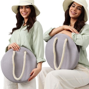 TORBA TOREBKA DAMSKA GUMOWA JELLY BAG POJEMNA PLAŻA SHOPPER KOBIECA KOLORY