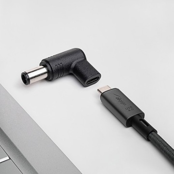 Przejściówka do laptopa USB-C do 7.4 x 5.0 mm+ pin