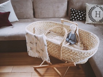 Подставка для корзины Ahoj Baby Moose, натуральная рама