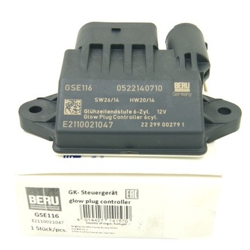 BERU ŘÍZENÍ SVÍČEK ŽHAVÍCÍCH DO MB W204 W164