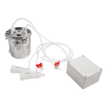 Elektryczny dojarz o pojemności 3 l, z możliwością użycia rąk, z silikonowym kubkiem ze stali nierdzewnej, z otworem na rurkę