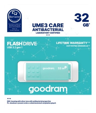 Pendrive GOODRAM 32GB UME3 CARE USB 3.2
