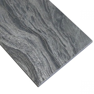 Stopień kwarcyt Silver Grey leather 150x33x3 cm