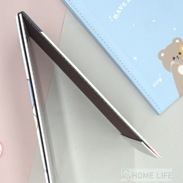 Большое складное дорожное зеркало из ПУ каваи