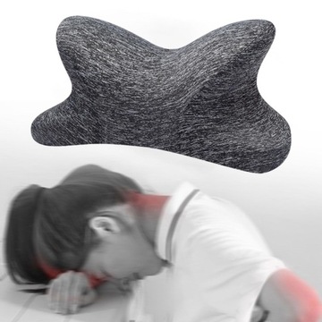 Poduszka na szyjkę macicy i szyję Poduszka Wygodna ergonomiczna biurowa Ciemnoszara