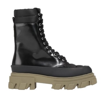 BUTY BOTKI GANNI COMBAT BOOT S1574 SKÓRZANE r. 39