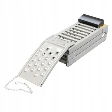 Пандусы, 2 шт., пандусы для автомобильных дорог, МАКС. 2 м, 1600 кг, СТАЛЬНЫЕ СКЛАДНЫЕ