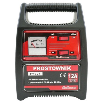 Prostownik do akumulatorów 6-12V 12A 50-120A