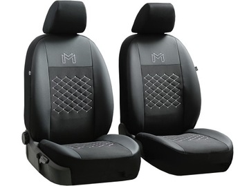 GRUBE POKROWCE MIAROWE NA SIEDZENIA SAMOCHODOWE do VOLKSWAGEN GOLF 6 R-LINE