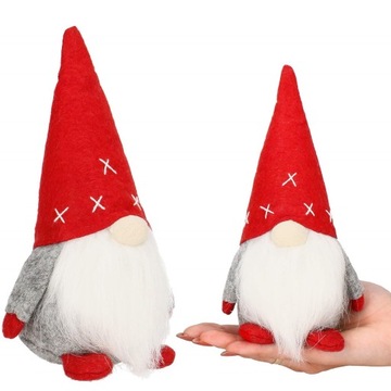 KSKRZAT KRASNAL GNOM DEKORACJA ŚWIĄTECZNA 22 cm