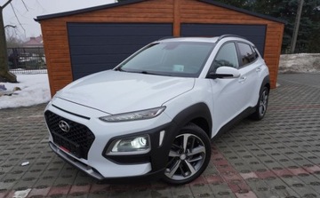 Hyundai Kona I Crossover 1.6 T-GDI 177KM 2019 Hyundai Kona Bezwypadkowy Serwisowany 1-Wlasciciel Navi Kamera Hud Led Aut