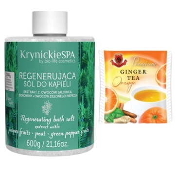 Krynickie SPA Regenerująca sól do kąpieli 600g