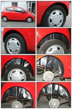 CHEVROLET SPARK 2009-... PODBĚH ZADNÍ