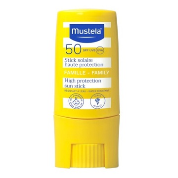 Mustela Sun sztyft Krem do opalania ciała 50SPF9ml