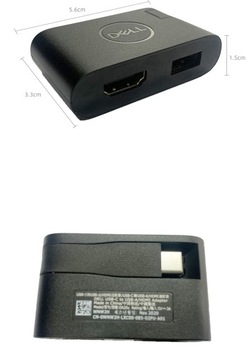 Dell DA20 USB-C-HDMI, USB Type-A 3.0