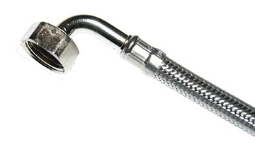 УГЛОВОЙ ВОДЯНОЙ ШЛАНГ (КОЛЕНО) 1/2x1/2 ДЮЙМА, ДЛИНА 40 СМ TUCAI