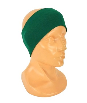 669 Opaska bawełniana Birko 9 cm BUTELKOWA ZIELEŃ
