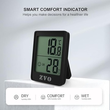 ЖК-ТЕРМОМЕТР ИЗМЕРИТЕЛЬ ВЛАЖНОСТИ ГИГРОМЕТР с комнатным гигрометром БЕЛЫЙ