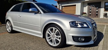 Audi A3 8P S3 Sportback 2.0 TFSI 265KM 2009 Audi S3 2.0B 265KM, Quatro, Półskóra, Navi, Xenon. BEZWYPADKOWY