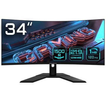 Gigabyte 34-дюймовый GS34WQC ИГРОВОЙ
