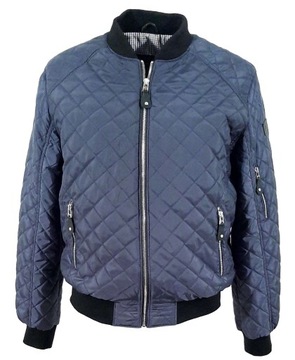 KURTKA POLSKA BOMBER MĘSKA PIKOWANA 52/XL LEKKA
