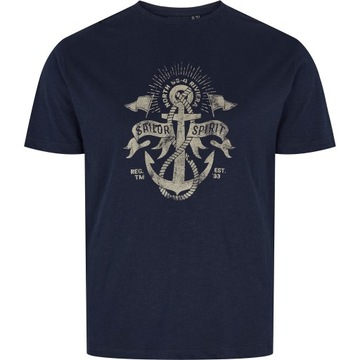 Duża koszulka męska NORTH 56*4 t-shirt duże rozmiary 3XL obw 134 cm