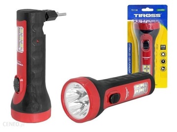 ФОНАР АККУМУЛЯТОРНЫЙ Tiross 5+6 Led Smd TS-1138