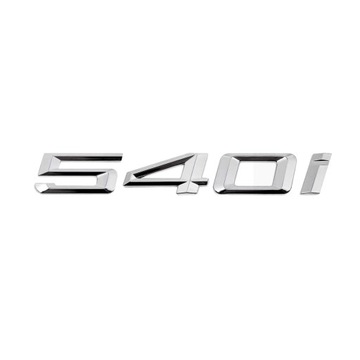BMW EMBLEMAT ZNACZEK KLAPA TYŁ chrom E60 E61 F11 F10 G30 540i !