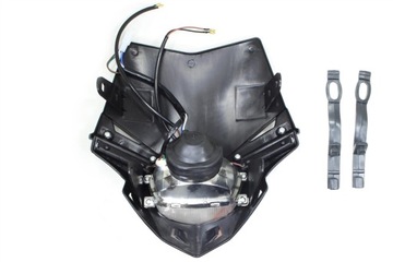 ПЕРЕДНИЙ ФОНАРЬ CROSS ENDURO С ОБтекателем, ЧЕРНЫЙ SC