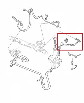 Шланг гидроусилителя руля Sharan 7M3422891M