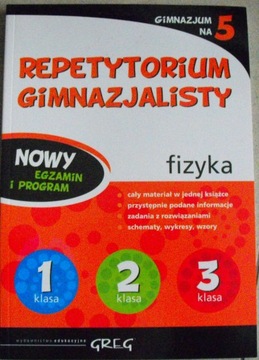 Repetytorium gimnazjalisty Matematyka GREG NOWA