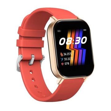 Smart Watch Sports Fitness Tracker Heart Rate Red