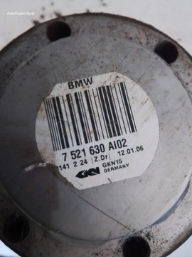 BMW 5 E60 525D 530D POLOOSA LEVÝ ZADNÍ 7521630