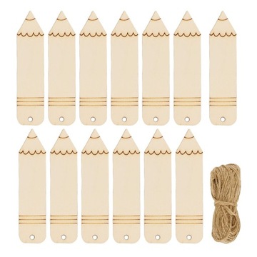 20 SZT. DREWNIANE ZAKŁADKI PUSTE DIY DREWNIANE ZAKŁADKI