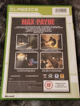 XBOX MAX PAYNE X BOX CLASSIC