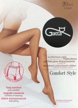 Gatta rajstopy comfort style 20 den 2 daino