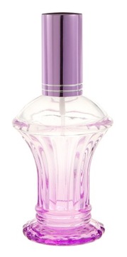 BUTELKA SZKLANA OZDOBNA NA PERFUMY ATOMIZER ALUMINIUM - 50 ML!