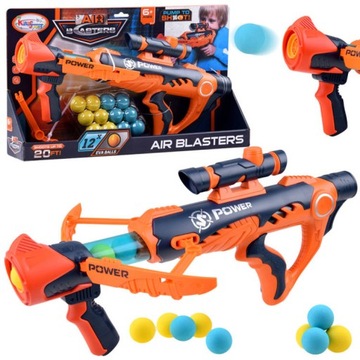 AIR BLASTER PISTOLET NA PIŁECZKI PIANKOWE CELOWNIK