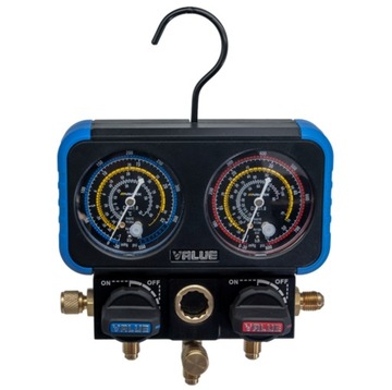 НАБОР МАНОМЕТРОВ VALUE R-32 R-407c R-410A, R-134A
