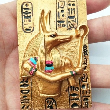 3d magnes na lodówkę Anubis Egipt piramida